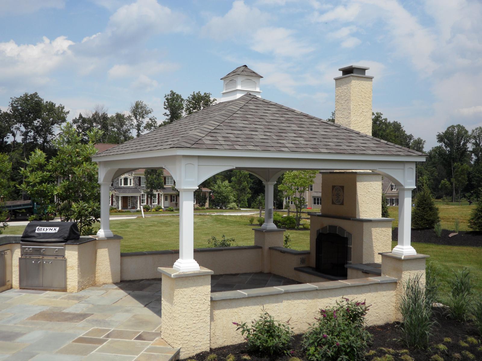 Traditional Vinyl Pavilion Space Makers Sheds